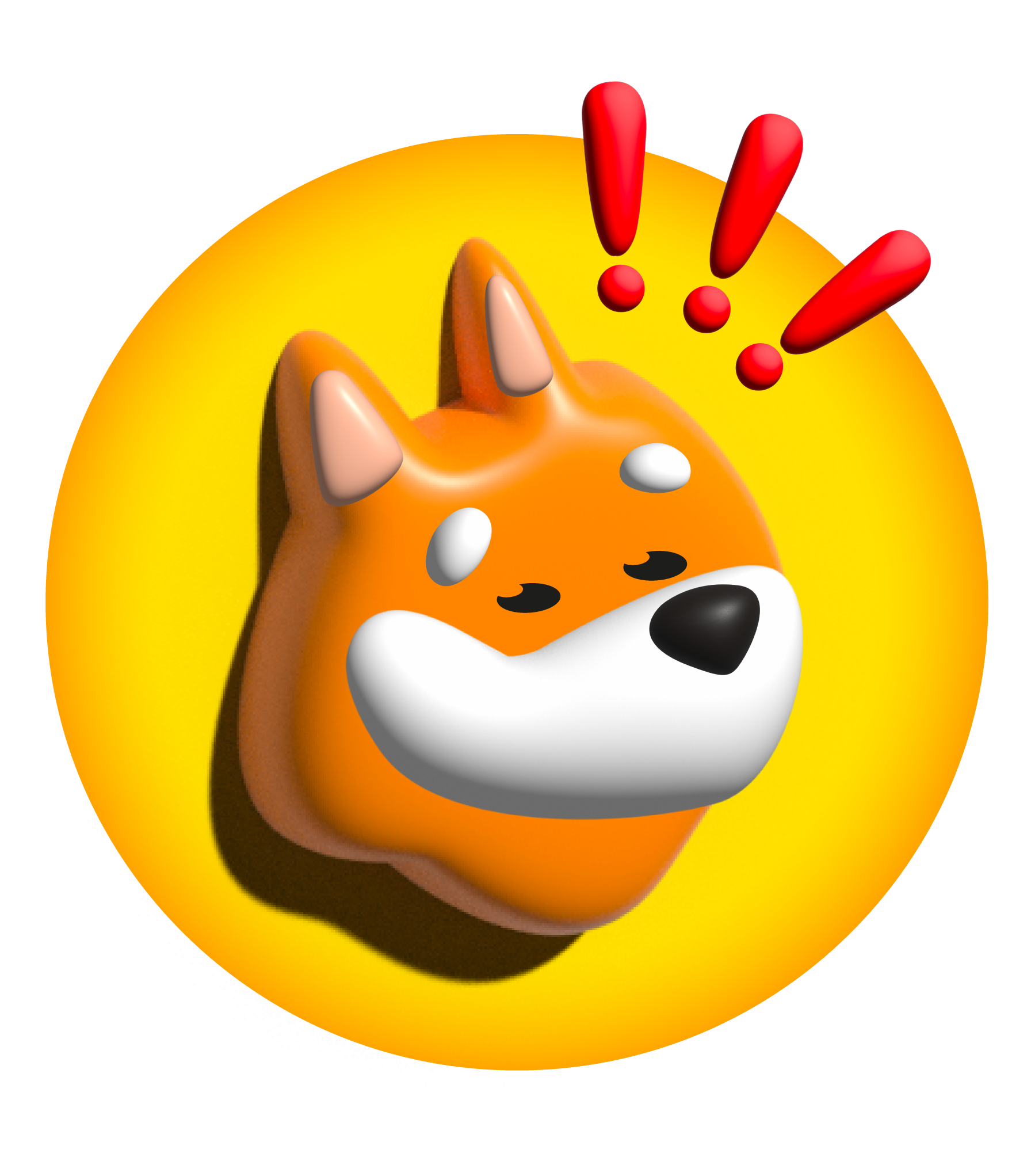 BONK logo on yellow coin